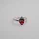 Anillo Fresa de Niña Esmaltado