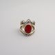 Anillo Piedra Roja con Piedras Naturales