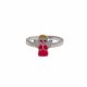 Anillo Angel Rosado de Niña Esmaltado