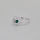 Anillo De Corazón Con Piedra Danzante