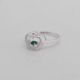 Anillo Manzana Con Piedra Danzante