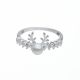 Anillo Tipo Venado con Perlas