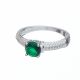 Anillo Solitario Con Diseño