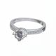 Anillo Solitario Con Diseño