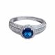 Anillo Solitario Con Diseño