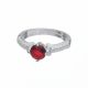 Anillo Solitario Con Diseño