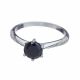 Anillo Solitario Con Diseño