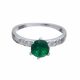Anillo Solitario Con Diseño