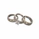 Trios De Anillos  Oroplata