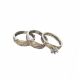Trios De Anillos  Oroplata