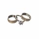 Trios De Anillos  Oroplata