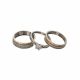 Trios De Anillos  Oroplata