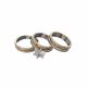 Trios De Anillos  Oroplata