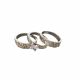 Trios De Anillos  Oroplata