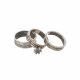 Trios De Anillos  Oroplata