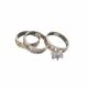 Trios De Anillos  Oroplata