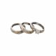 Trios De Anillos  Oroplata