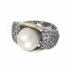 Anillo con Perlas  Oroplata