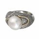 Anillo con Perlas  Oroplata