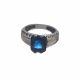 Anillo Con Piedras Oroplata