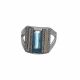 Anillo Con Piedras Oroplata