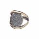 Anillo Con Piedras  Oroplata
