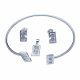 Juego De Pulseras Con Aretes Y Dije