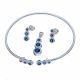 Juego De Pulseras Con Aretes Y Dije