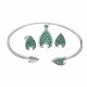 Juego De Pulseras Con Aretes Y Dije
