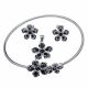 Juego De Pulseras Con Aretes Y Dije