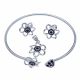 Juego De Pulseras Con Aretes Y Dije