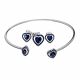 Juego De Pulseras Con Aretes Y Dije