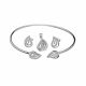 Juego De Pulseras Con Aretes Y Dije