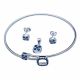 Juego De Pulseras Con Aretes Y Dije