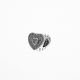 Beads De Corazon  Rodio