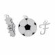 Dije De Futbol Esmaltado