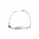 PULSERA CON PLACA DE NIÑO  ESMALTADA