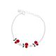 Pulsera De Cereza Esmaltada