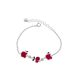 Pulsera De Manzana Con Cereza Esmaltada