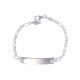 Pulsera con Placa de Niño/a
