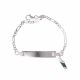 Pulsera con Placa de Niño/a