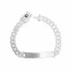 Pulsera con Placa de Hombre