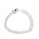 Pulsera con Placa de Hombre