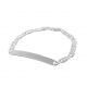 Pulsera con Placa de Hombre