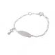 Pulsera con Placa de Niño/a
