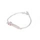 Pulsera con Placa De Osito de Niño/a Esmaltada