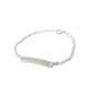 Pulsera con Placa de Niño/a