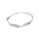 Pulsera con Placa De Turquesa de Niño/a