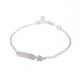 Pulsera con Placa De Mariposa de Niño/a