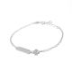 Pulsera con Placa De Trebol de Niño/a